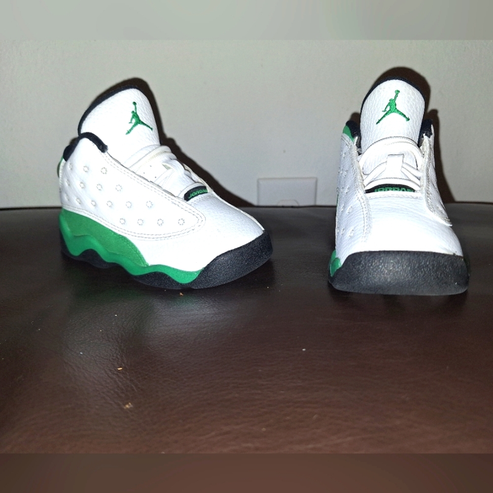 Air Jordan 13 Retro TD "Lucky Green". Size 7C.